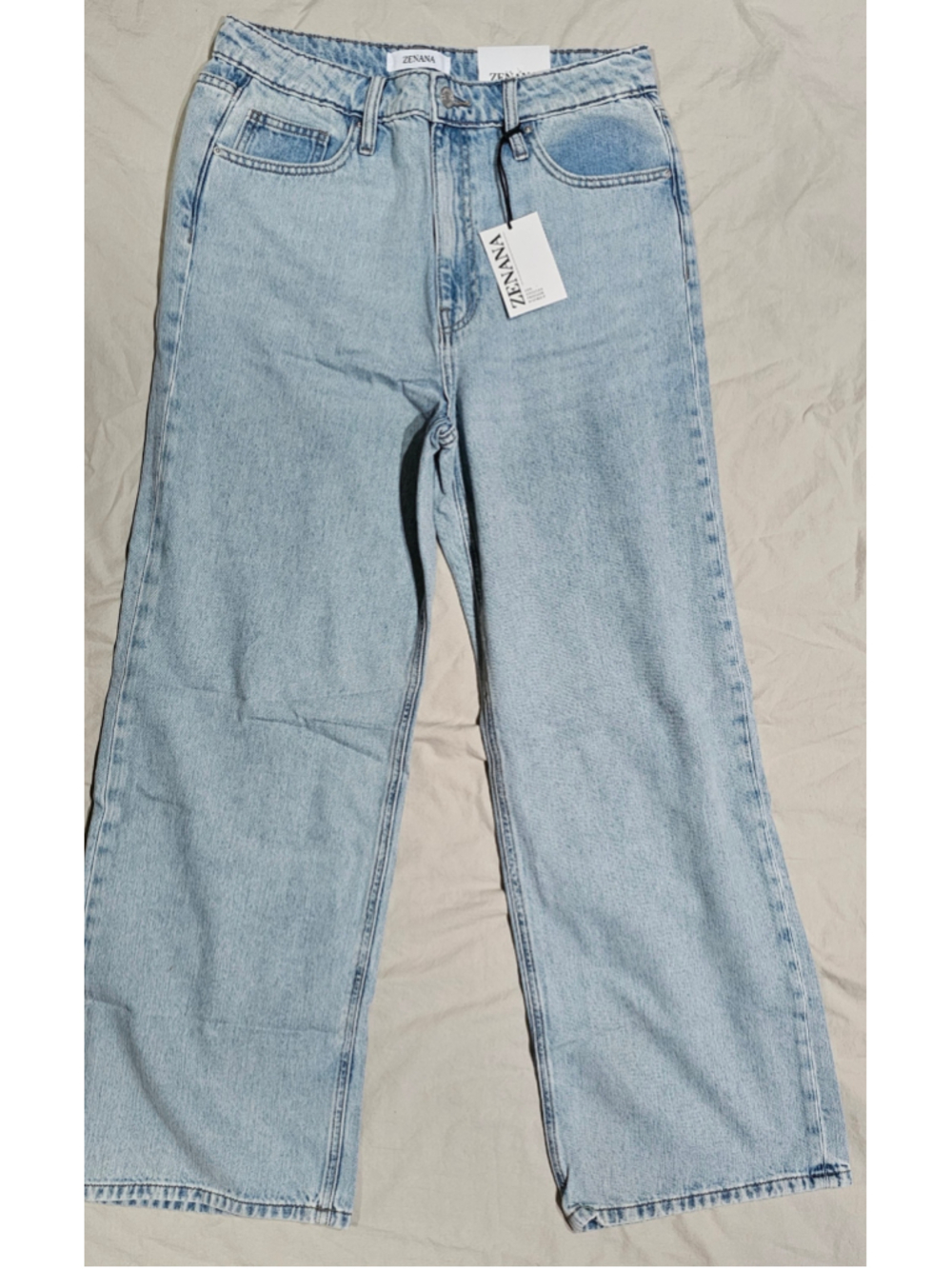 Women's Zenana Light Blue Wide Leg Jeans Size 30